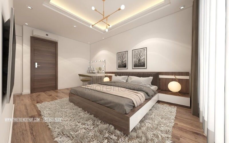 Mẫu giường ngủ gỗ công nghiệp đẹp giá rẻ tại Hà Nội với chất lượng không thua kém gì với gỗ tự nhiên đang ngày càng trở thành xu hướng lựa chọn của nhiều khách hàng